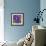 Blue Fusion-Ruth Palmer-Framed Art Print displayed on a wall