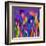 Blue Fusion-Ruth Palmer-Framed Art Print