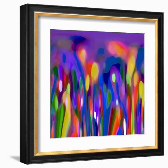 Blue Fusion-Ruth Palmer-Framed Art Print