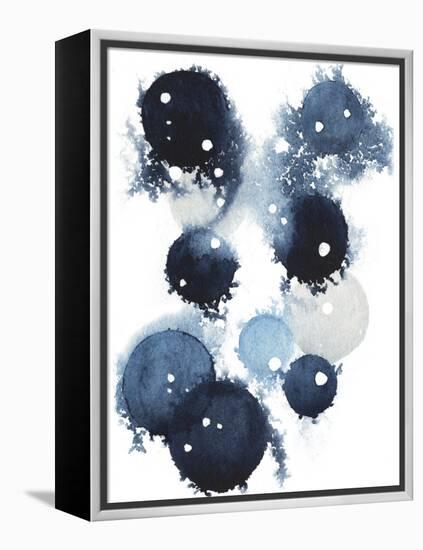 Blue Galaxy IV-Grace Popp-Framed Stretched Canvas