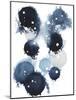 Blue Galaxy IV-Grace Popp-Mounted Art Print