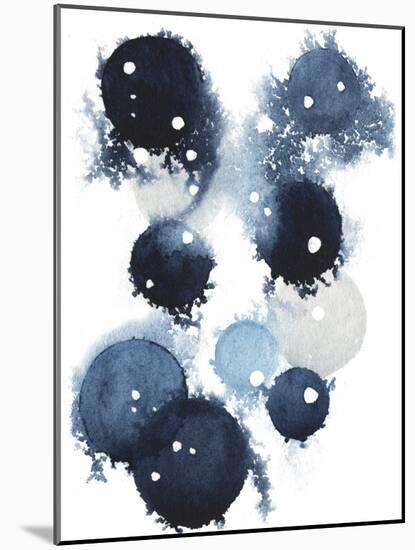 Blue Galaxy IV-Grace Popp-Mounted Art Print