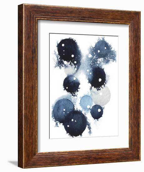 Blue Galaxy IV-Grace Popp-Framed Art Print