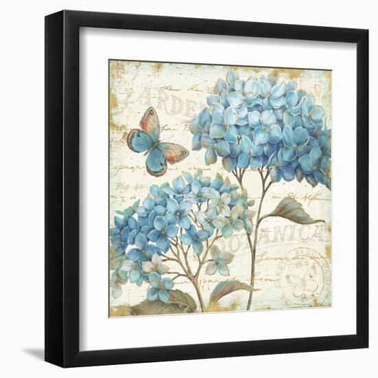 Blue Garden IV-Daphne Brissonnet-Framed Art Print