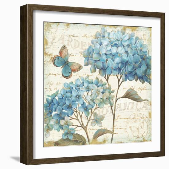 Blue Garden IV-Daphne Brissonnet-Framed Art Print