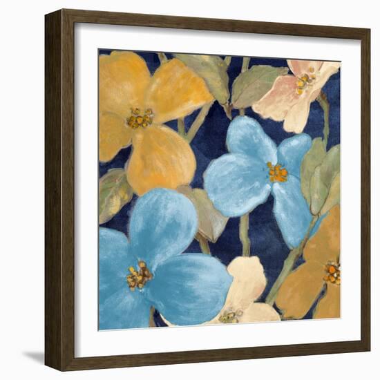 Blue Garden Party II-Lanie Loreth-Framed Art Print