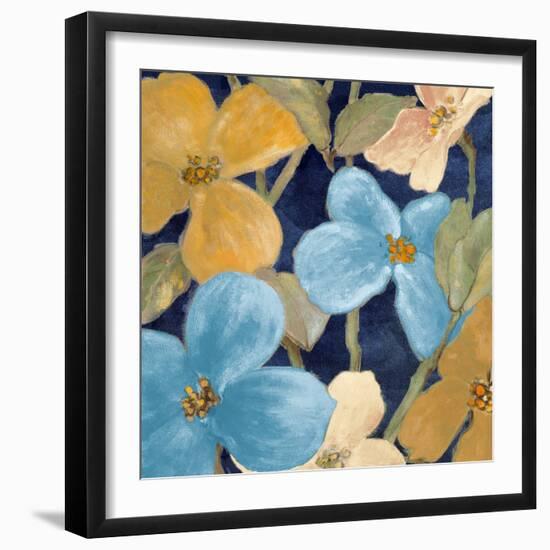 Blue Garden Party II-Lanie Loreth-Framed Art Print