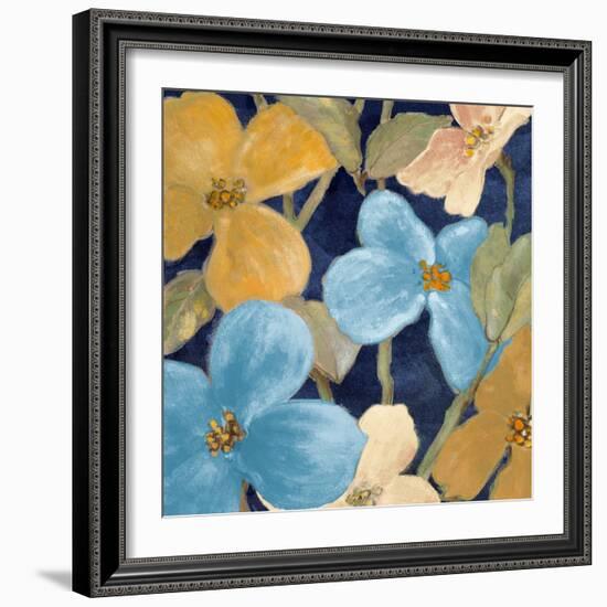 Blue Garden Party II-Lanie Loreth-Framed Art Print