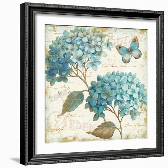 Blue Garden V-Daphne Brissonnet-Framed Art Print