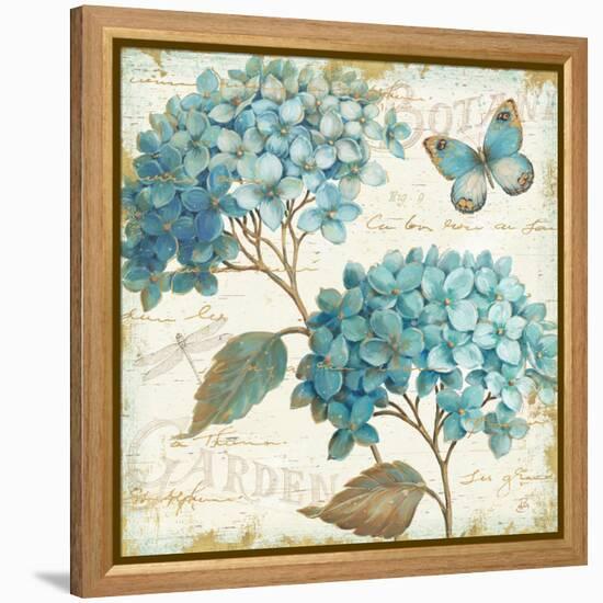 Blue Garden V-Daphne Brissonnet-Framed Stretched Canvas