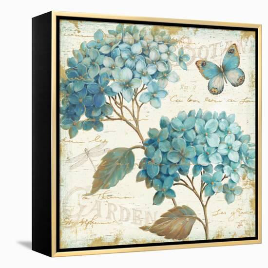 Blue Garden V-Daphne Brissonnet-Framed Stretched Canvas