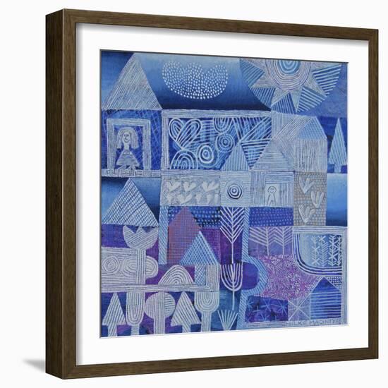 Blue Gardens-Hilke Macintyre-Framed Giclee Print