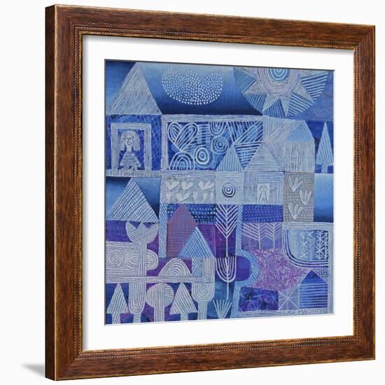 Blue Gardens-Hilke Macintyre-Framed Giclee Print