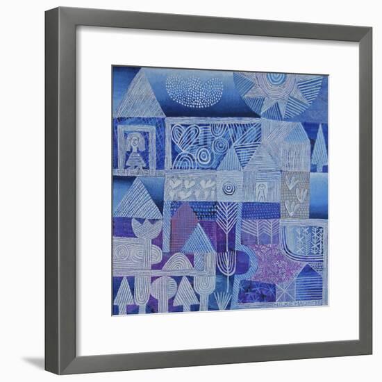 Blue Gardens-Hilke Macintyre-Framed Giclee Print