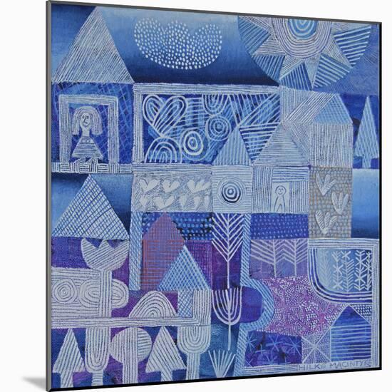 Blue Gardens-Hilke Macintyre-Mounted Giclee Print