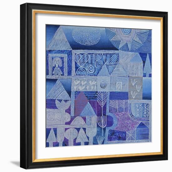 Blue Gardens-Hilke Macintyre-Framed Giclee Print