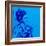 Blue Geisha-Abstract Graffiti-Framed Giclee Print