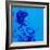 Blue Geisha-Abstract Graffiti-Framed Giclee Print