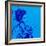 Blue Geisha-Abstract Graffiti-Framed Giclee Print