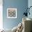 Blue Geo 1-Jace Grey-Framed Art Print displayed on a wall