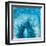 Blue Geo 2-Kimberly Allen-Framed Art Print