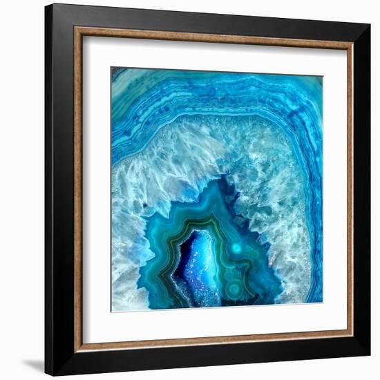 Blue Geo 2-Kimberly Allen-Framed Art Print