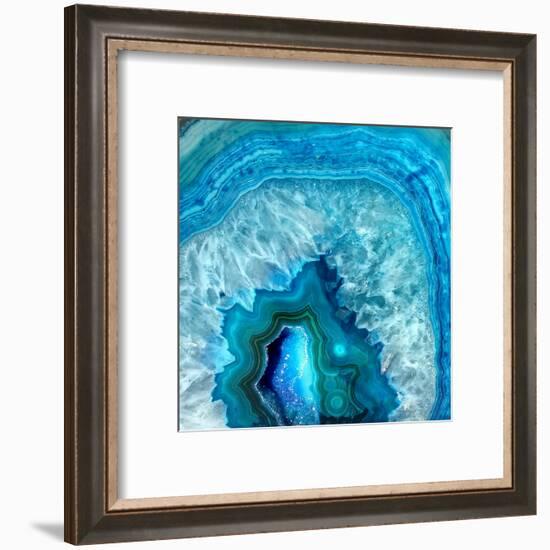 Blue Geo 2-Kimberly Allen-Framed Art Print