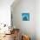Blue Geo 2-Kimberly Allen-Mounted Art Print displayed on a wall