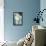 Blue Geometric II-PI Studio-Framed Stretched Canvas displayed on a wall