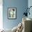 Blue Geometric II-PI Studio-Framed Premium Giclee Print displayed on a wall