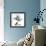 Blue Geranium-Albert Koetsier-Framed Premium Giclee Print displayed on a wall