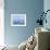 Blue Glitter I-Monika Burkhart-Framed Photographic Print displayed on a wall