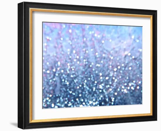 Blue Glitter I-Monika Burkhart-Framed Photographic Print