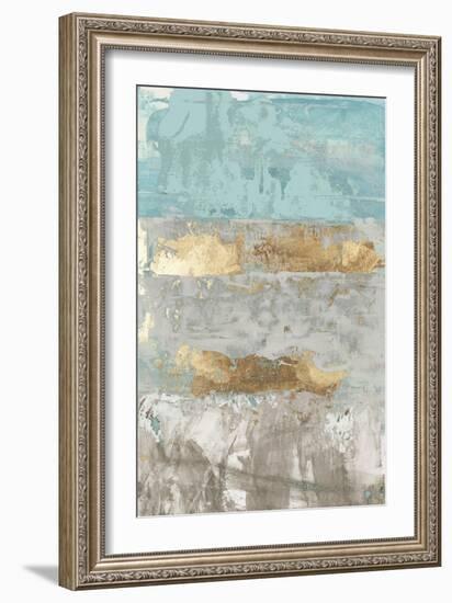 Blue Gold I-null-Framed Art Print