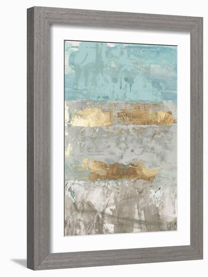 Blue Gold I-null-Framed Art Print