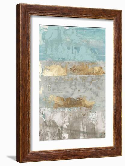 Blue Gold I-null-Framed Art Print