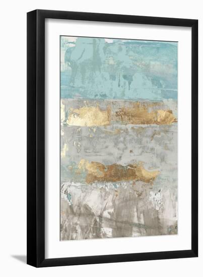 Blue Gold I-null-Framed Art Print