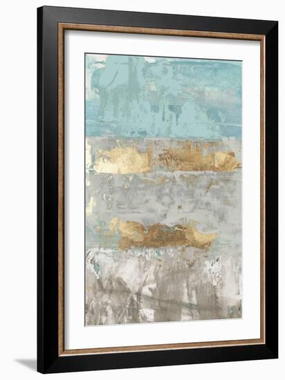 Blue Gold I-null-Framed Art Print