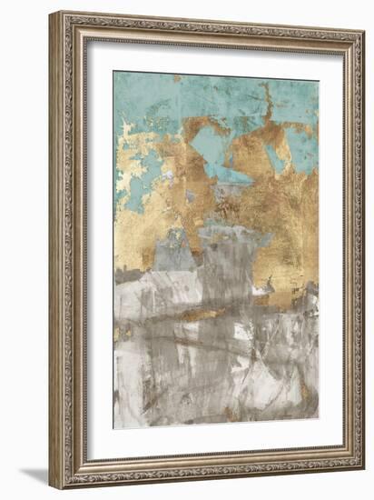 Blue Gold II-null-Framed Art Print