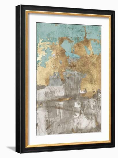 Blue Gold II-null-Framed Art Print