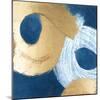 Blue & Gold Revolution II-Megan Meagher-Mounted Art Print