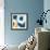 Blue & Gold Revolution III-Megan Meagher-Framed Art Print displayed on a wall