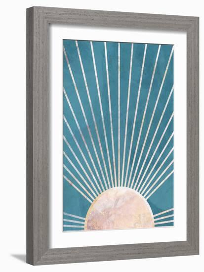 Blue Gold Sun-Sarah Manovski-Framed Giclee Print