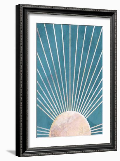 Blue Gold Sun-Sarah Manovski-Framed Giclee Print