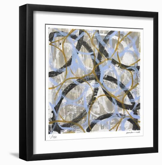 Blue Gold-Maria Lobo-Framed Limited Edition