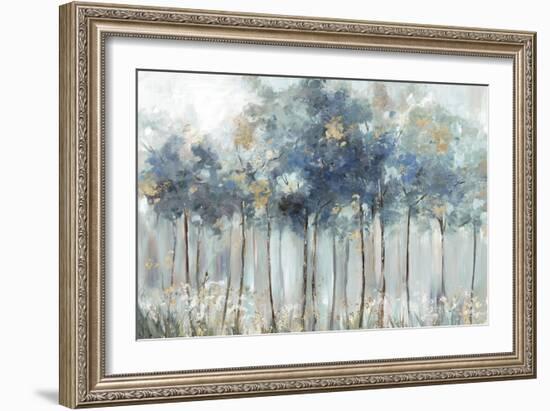 Blue Golden Forest-Allison Pearce-Framed Art Print