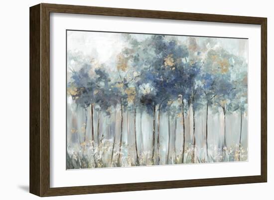 Blue Golden Forest-Allison Pearce-Framed Art Print