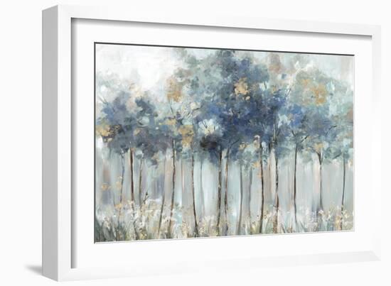 Blue Golden Forest-Allison Pearce-Framed Art Print