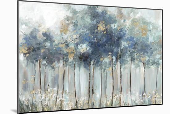 Blue Golden Forest-Allison Pearce-Mounted Art Print