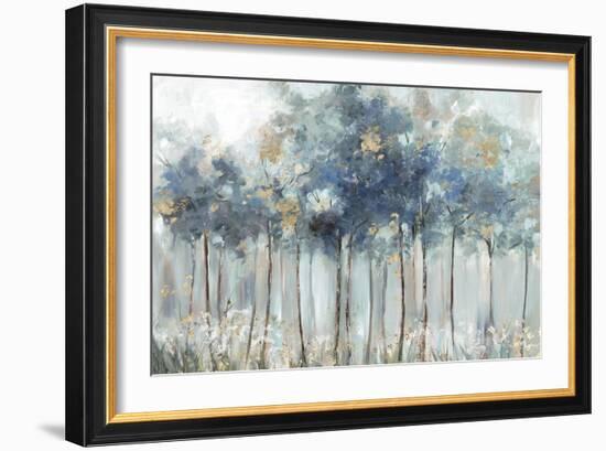 Blue Golden Forest-Allison Pearce-Framed Art Print